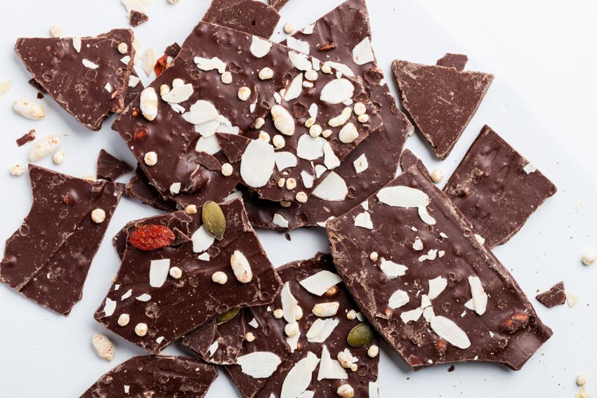 Turron au chocolat maison sans ajout de sucre