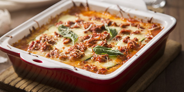 Lasagne  la viande de boeuf et au chorizo